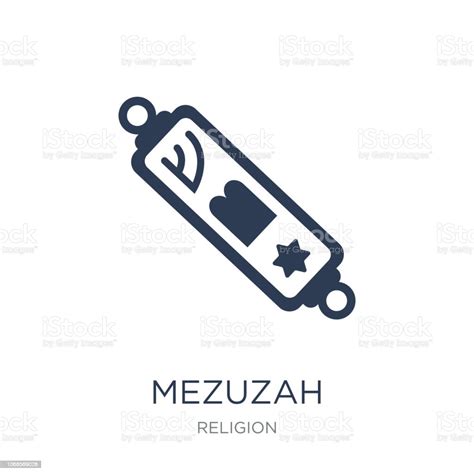 Mezuzah Icon Trendy Flat Vector Mezuzah Icon On White Background From