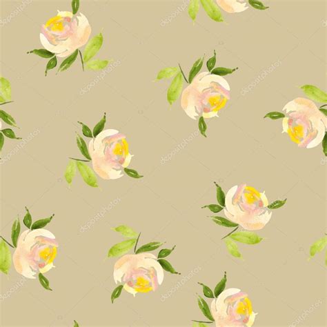 Watercolor Flower Pattern Stock Vector Image By ©karma15381 71380661