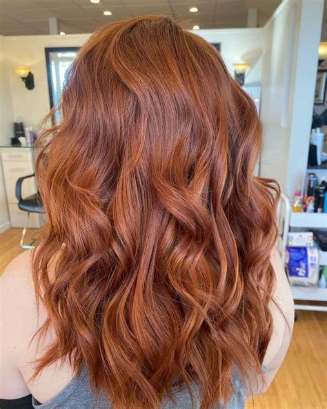 Copper Hair Colour Chart By My Hairdresser In 2021 Copper Hair Color
