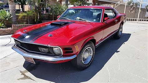 1970 Ford Mustang Mach 1 Fastback 428 Ci Marti Report Mecum Auctions