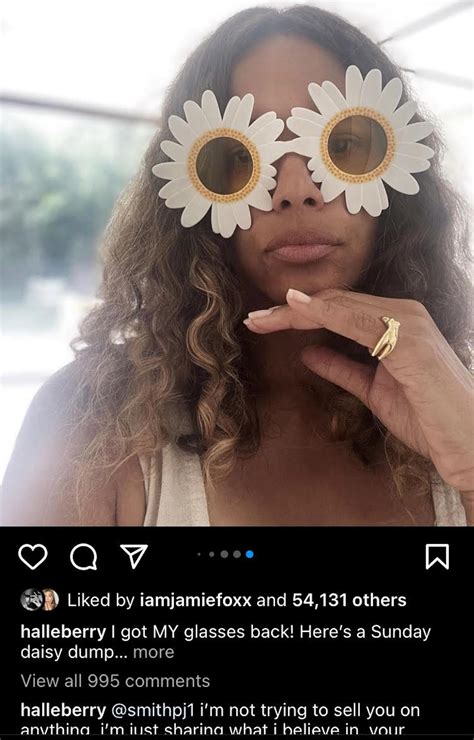 Jamie Foxx Spotted Waving To Fans And Liking Halle Berrys New Post