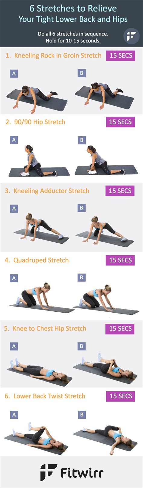 Stretches For Stiff Lower Back And Hips OFF 74