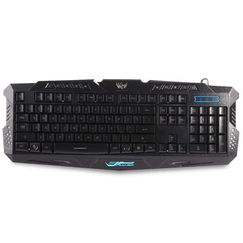 A877 Russian Version Backlight Keyboard Wired Redpurpleblue