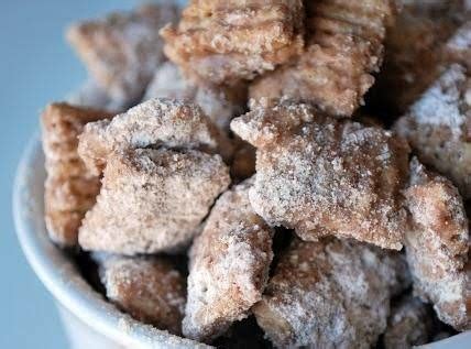 Start with 1 minute on high, stir, and heat again for about 30 seconds. Cinnamon Churro Chex Mix Puppy Chow Recipe | Just A Pinch ...