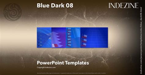 Blue Dark 08 Powerpoint Templates