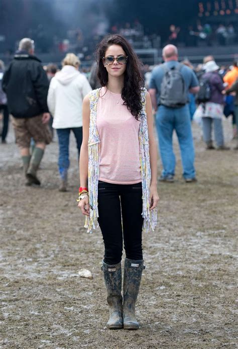 Kaya Scodelario In Wellingtons Boots At Isle Of Wight Festival 02 Gotceleb