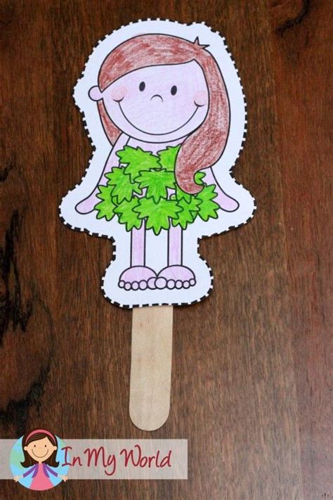 Sunday School Adam and Eve - In My World | Adam and eve craft, Bible