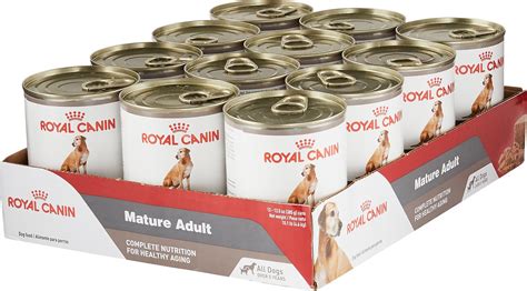 Add all three to cart. Royal Canin Mature Adult in Gel Canned Dog Food, 13.5-oz ...