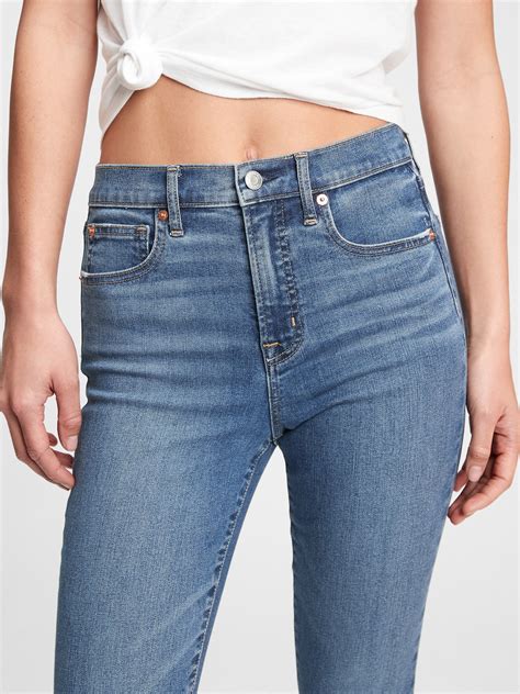 high rise true skinny jeans with secret smoothing pockets gap