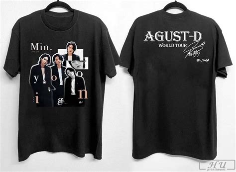 Suga Agust D Tour T Shirt Agust D Bts Suga Shirt Suga On Tour 2023