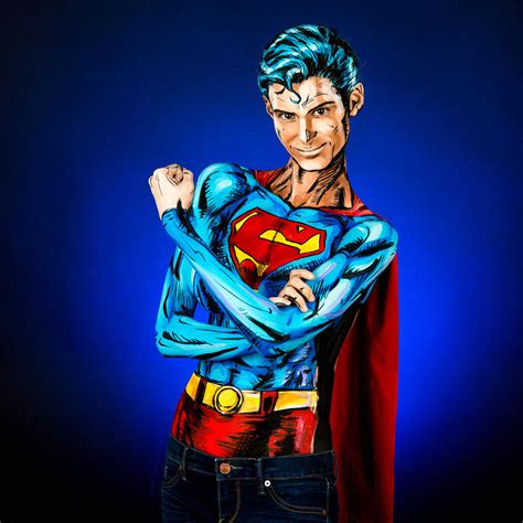 Superman Bodypaint By KayPikeFashion On DeviantArt