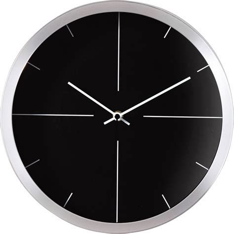 Wall Clock Modern Times Silver Kare Design