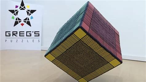 Ridiculous 33x33x33 Rubiks Cube Features Over 6000 3d Printed Parts