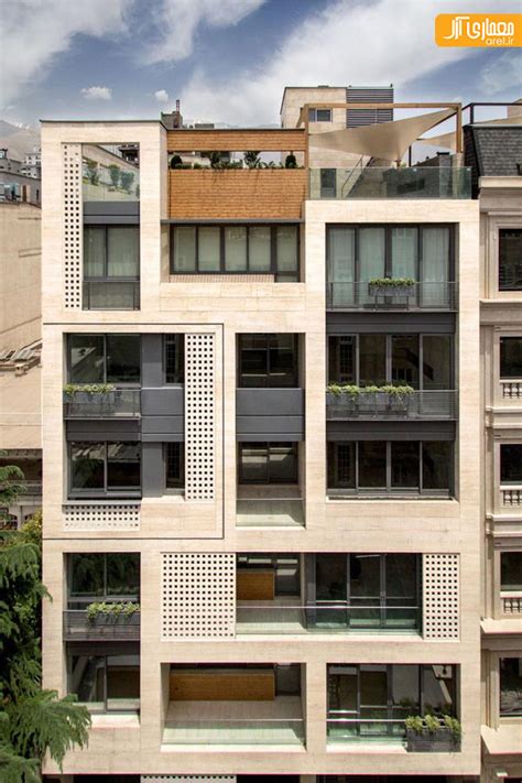 مجموعه نمای مدرن طراحی شده در ساختمان های ایرانی آرل
