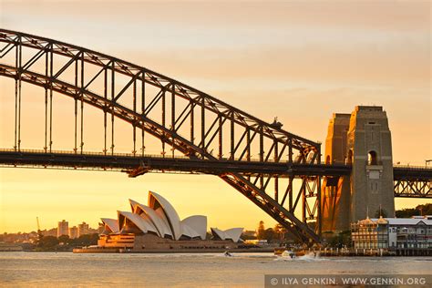 sydney harbour bridge and opera house at sunrise photos a view from blues point reserve sydney