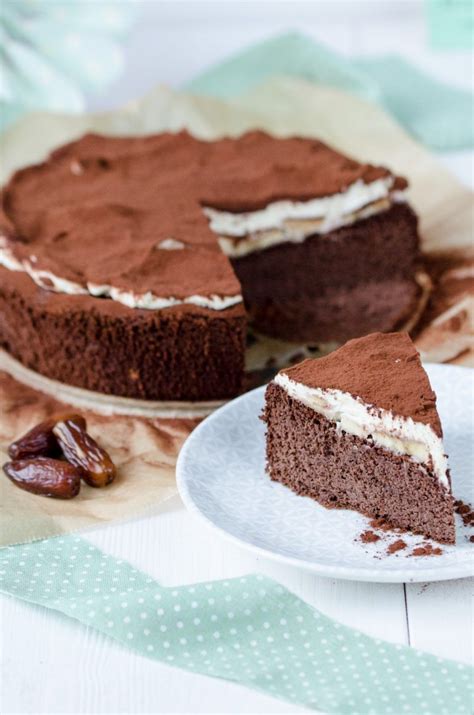 Ohja, dieser gesunde bananenkuchen schmeckt! Gesunde Bananen-Schokotorte - ohne Zucker, ohne Mehl ...
