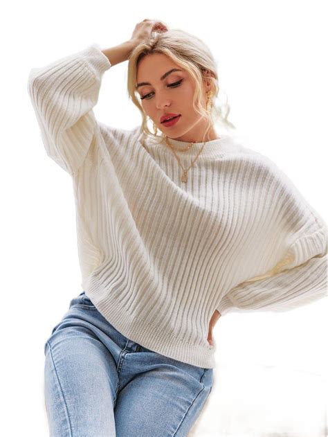 Blondie Drop Shoulder Knit Sweater In 2022 Sweaters Flattering Sweater Knitted Sweaters