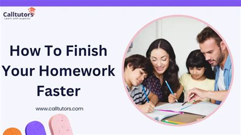 9 Important Tips On How To Finish Your Homework Faster
