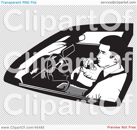 Royalty Free Rf Clipart Illustration Of A Black And White Undercover