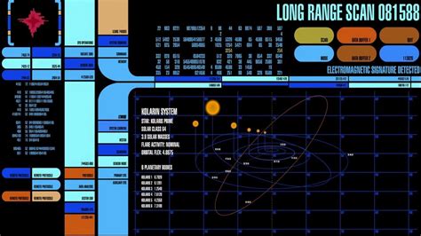 Star Trek Lcars Animations Nemesis Long Range Scan Youtube