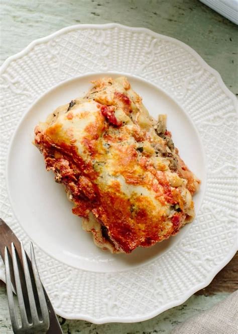 Vegetarian lasagna with homemade eggplant bechamel sauce socraticfood. Recipe: Ina Garten's Roasted Vegetable Lasagna | Recipe in ...