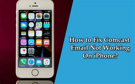Then, you will be glad to know that there are still some possible ways to help you. Fix Comcast Email Not Working Issues On iPhone? Step by ...