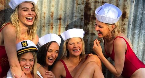 Margot Robbie Transforms Into A Sailor For Friends Bachelorette Party Metro News