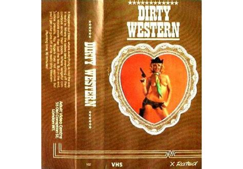 Dirty Western 1975 On Avc United Kingdom Betamax Vhs Videotape