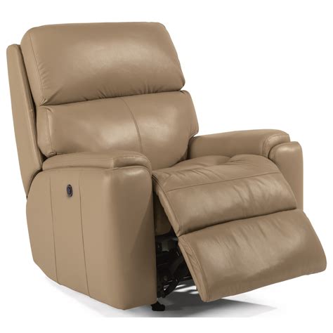 Flexsteel Rio Casual Power Recliner With Usb Port Rooms And Rest