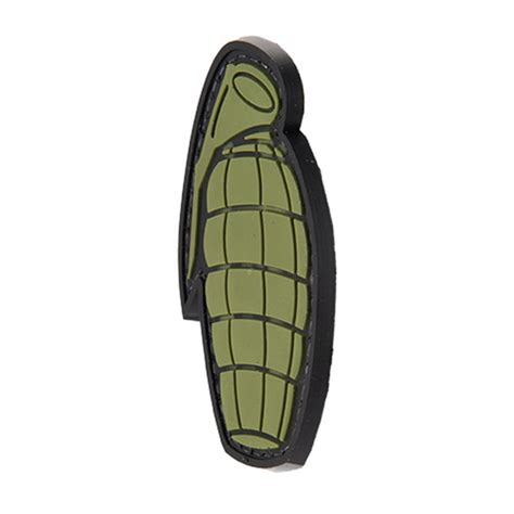 G Force Grenade Pvc Hook And Loop Tactical Morale Patch
