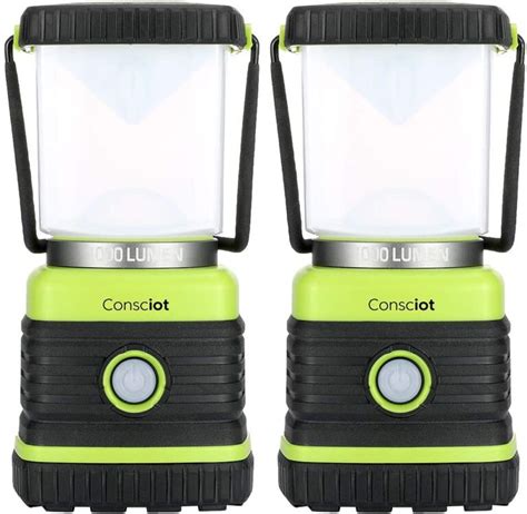Consciot Ultra Bright Led Camping Lantern With 1000lm D Battery