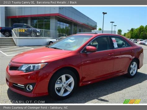 They have improved the gas mileage on the new camry. Barcelona Red Metallic - 2013 Toyota Camry SE - Black Interior | GTCarLot.com - Vehicle Archive ...