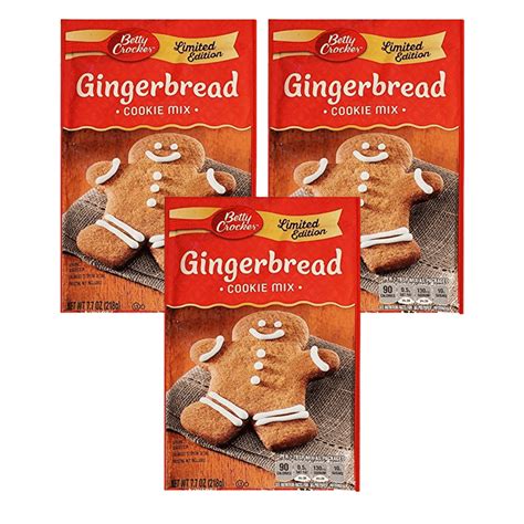 Betty Crocker Gingerbread Cookie Mix Limited Edition With Sweet And