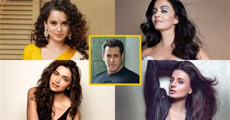 Bollywood Actresses Who Refused To Work With Salman Khan In Movies And Reasons Behind It Hopytapy