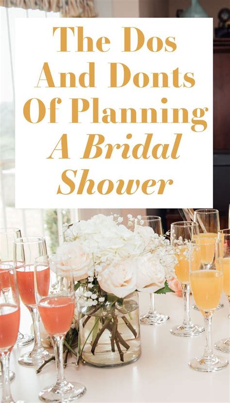How To Plan A Bridal Shower Bridal Shower Etiquette Bridal Shower