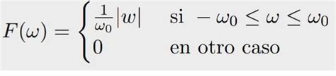 Solved We Have The Following Fourier Transform With W0