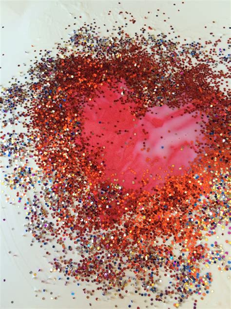 Mini Monets And Mommies Glitter Valentines Day Heart Resist