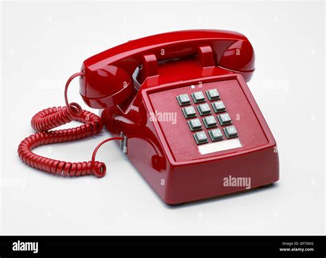 Old Red Telephone Stock Photo Alamy