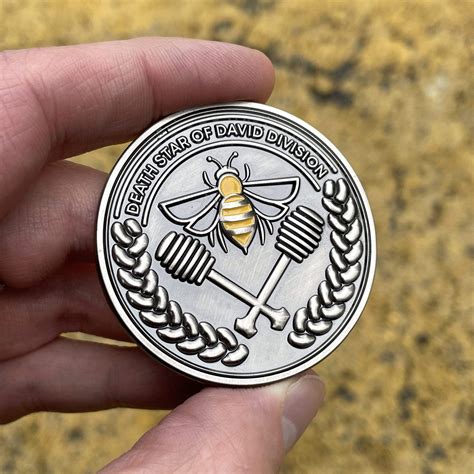 Secret Jewish Space Laser Corps Challenge Coin — Dissent Pins