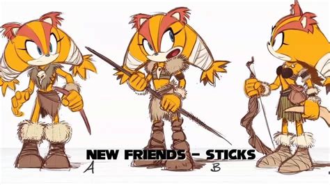 Early Sticks Concept Art² For Sonic Synergy Aka Early Sonic Boom