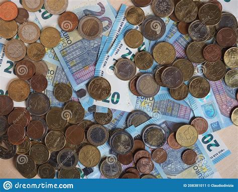 Euro Notes And Coins European Union Stock Image Image Of Union Bank