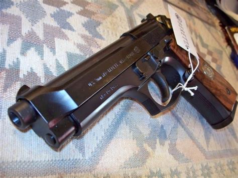 Beretta M9 30th Anniversary Limited Edition 9mm 49 Wood Grip Black