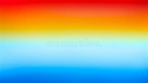 Red Orange Yellow Blue Bright Gradient Colorful Horizontal Banner
