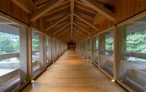 Yusuhara Wooden Bridge Museum Japan Architecture