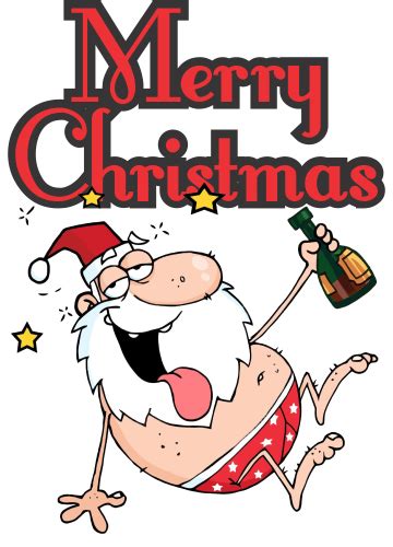 Merry Christmas Drunk Santa