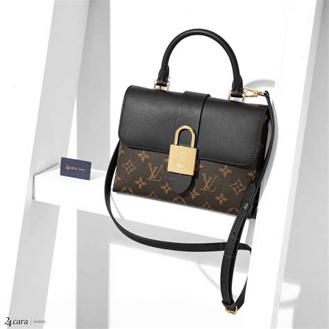 Louis Vuitton Locky Bb Monogram Canvas Handbag