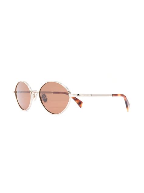 Lanvin Round Frame Tinted Sunglasses Farfetch