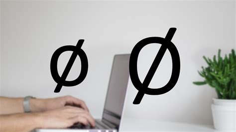 Cómo escribir el símbolo diámetro ø y Ø