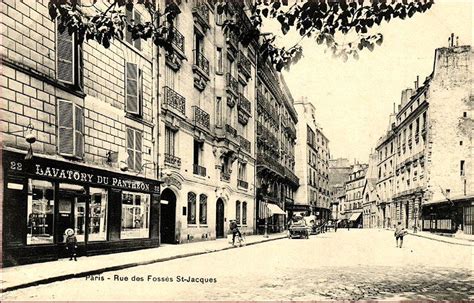Vue De La Rue Des Fossés Saint Jacques Vers 1905 Paris 75005 Frankreich
