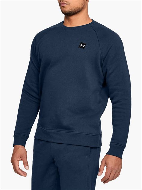 Under Armour Rival Fleece Crew Neck Sweatshirt Academyblack At John